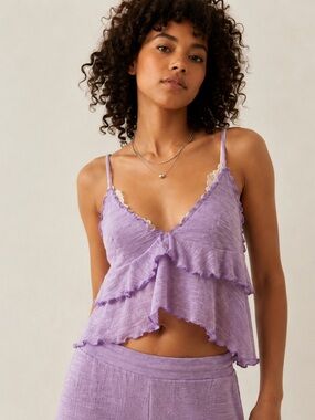 MEG & MARGOT Out From Under Belle Tiered Tank Top